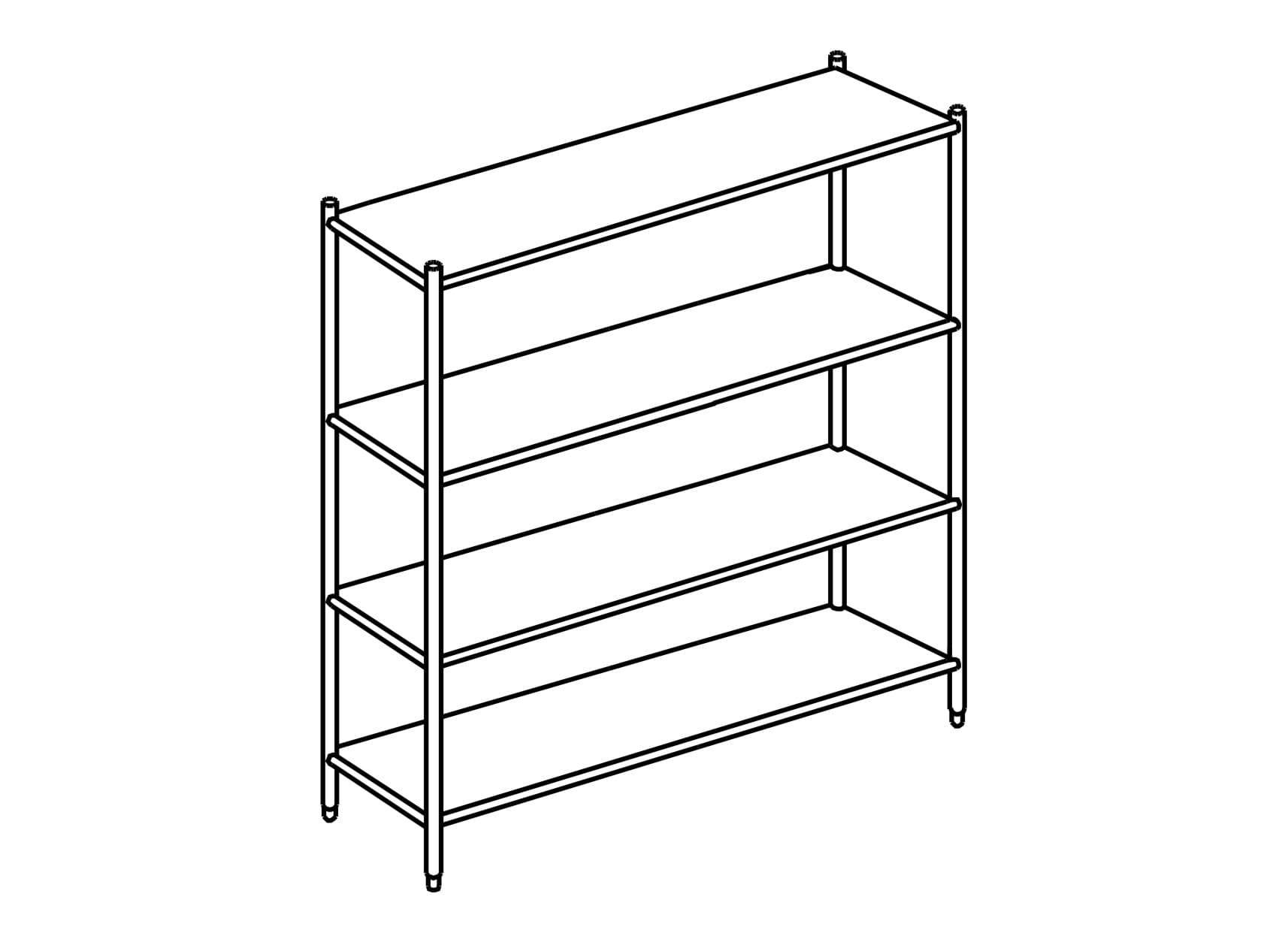 Rack 4 Susun Tanpa Lubang